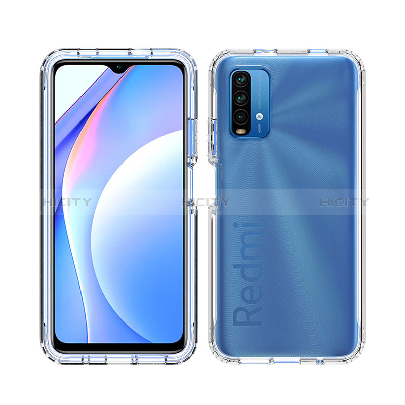 Funda Silicona Carcasa Ultrafina Transparente Goma Frontal y Trasera 360 Grados para Xiaomi Redmi Note 9 4G Claro