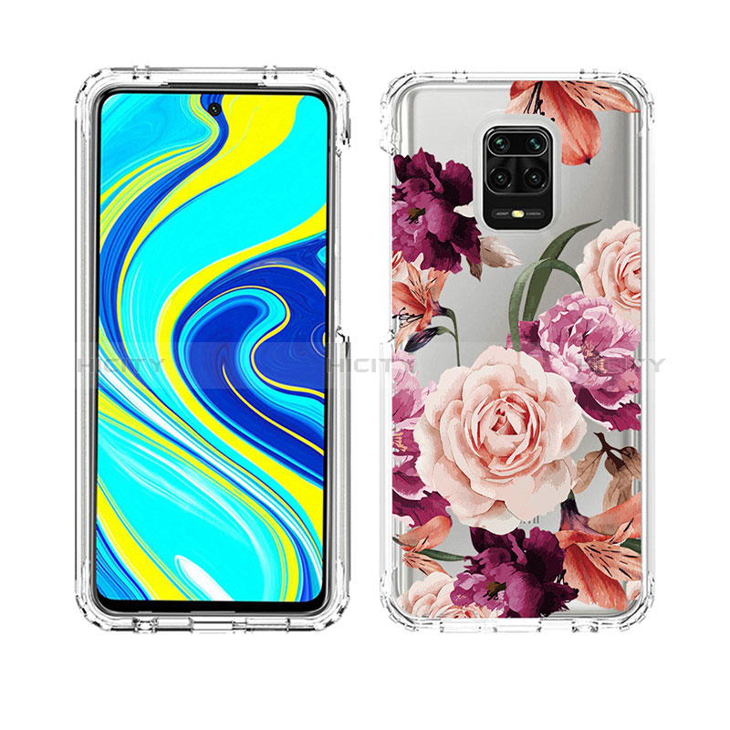 Funda Silicona Carcasa Ultrafina Transparente Goma Frontal y Trasera 360 Grados para Xiaomi Redmi Note 9S