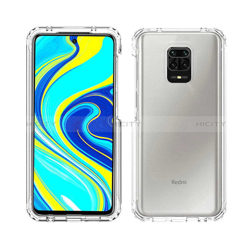 Funda Silicona Carcasa Ultrafina Transparente Goma Frontal y Trasera 360 Grados para Xiaomi Redmi Note 9S Claro