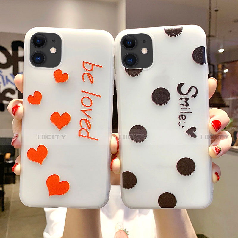 Funda Silicona Gel Goma Amor Corazon Love Carcasa S02 para Apple iPhone 11