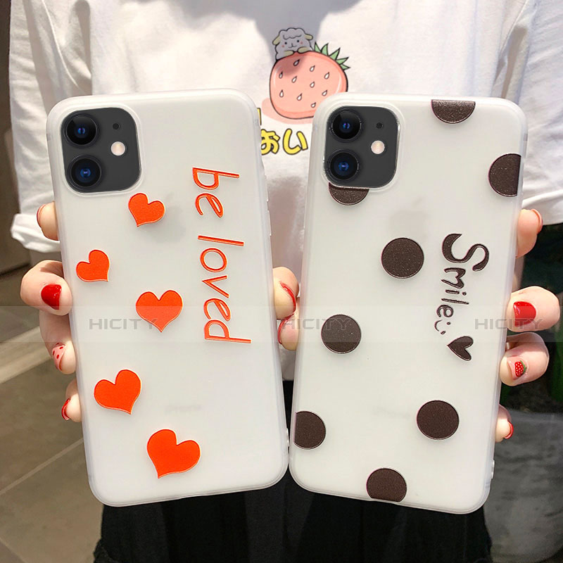 Funda Silicona Gel Goma Amor Corazon Love Carcasa S02 para Apple iPhone 11