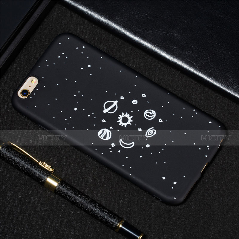 Funda Silicona Gel Goma Estrellado Carcasa para Apple iPhone 6 Plus