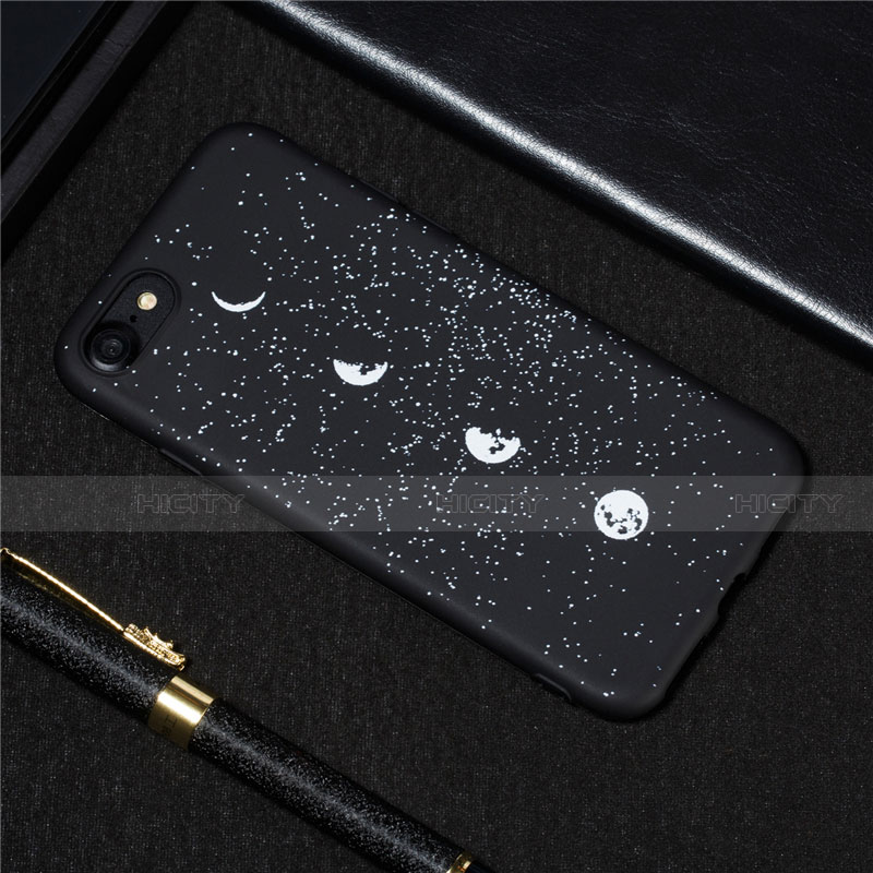 Funda Silicona Gel Goma Estrellado Carcasa para Apple iPhone 7