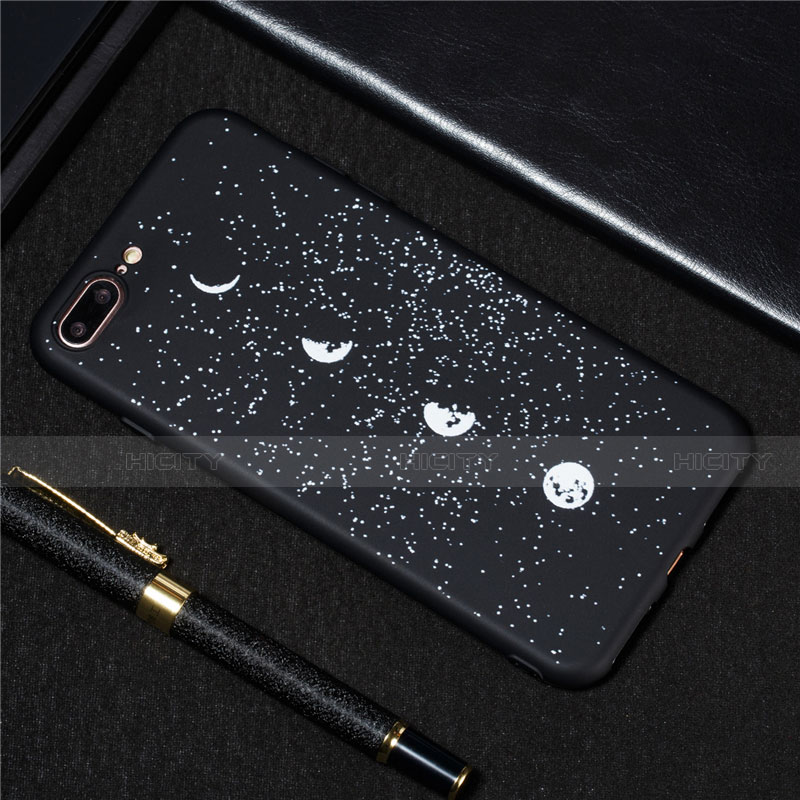 Funda Silicona Gel Goma Estrellado Carcasa para Apple iPhone 7 Plus