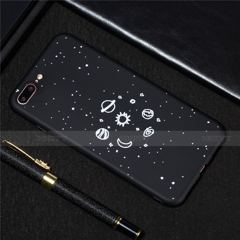 Funda Silicona Gel Goma Estrellado Carcasa para Apple iPhone 8 Plus