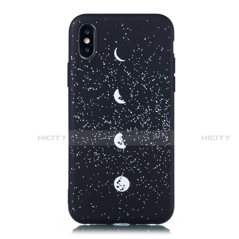 Funda Silicona Gel Goma Estrellado Carcasa para Apple iPhone Xs Max Multicolor