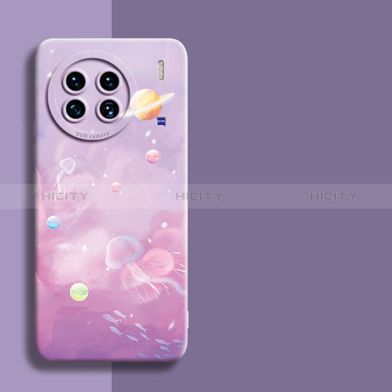 Funda Silicona Gel Goma Estrellado Carcasa para Vivo X90 Pro 5G