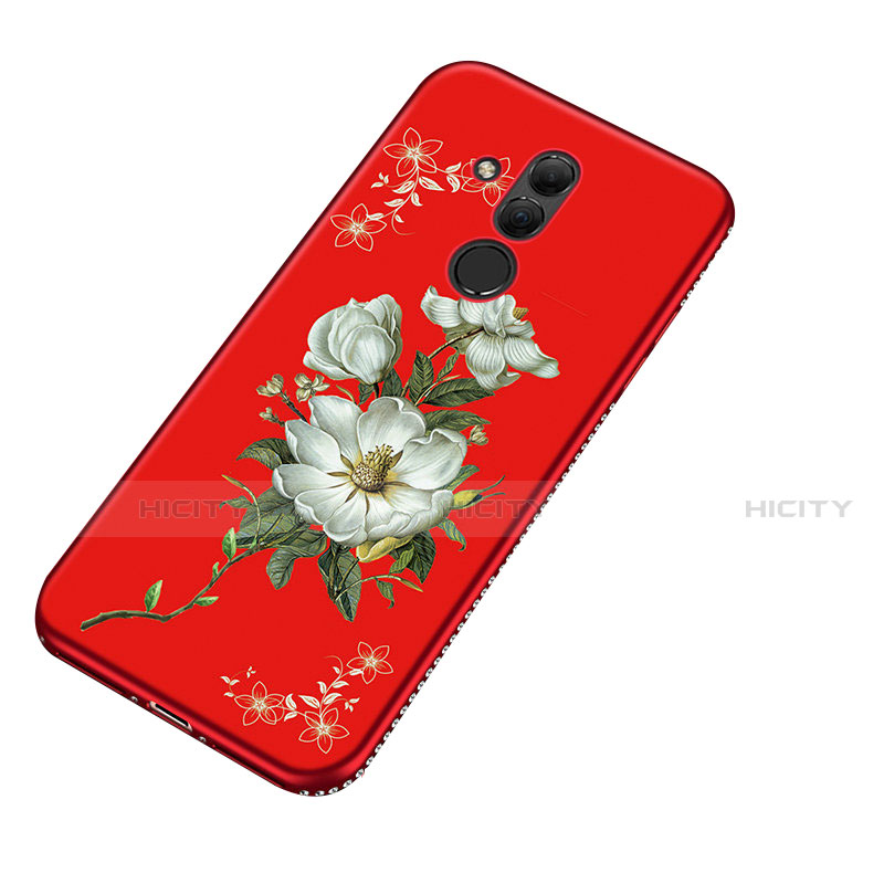 Funda Silicona Gel Goma Flores Carcasa H01 para Huawei Mate 20 Lite