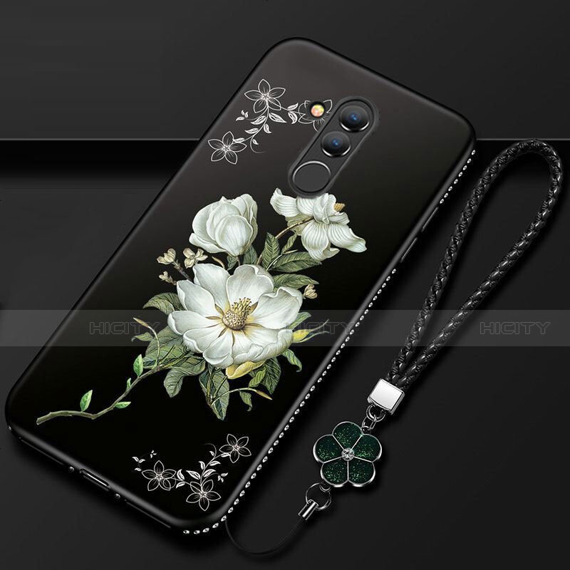 Funda Silicona Gel Goma Flores Carcasa H02 para Huawei Mate 20 Lite