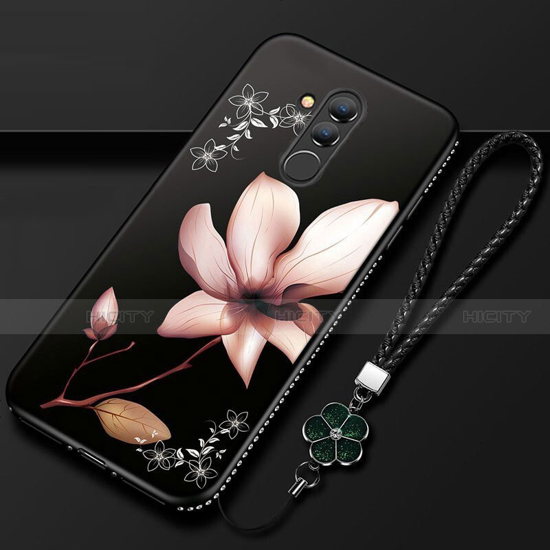 Funda Silicona Gel Goma Flores Carcasa H02 para Huawei Mate 20 Lite