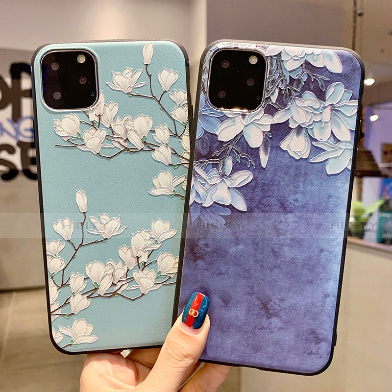 Funda Silicona Gel Goma Flores Carcasa H07 para Apple iPhone 11 Pro