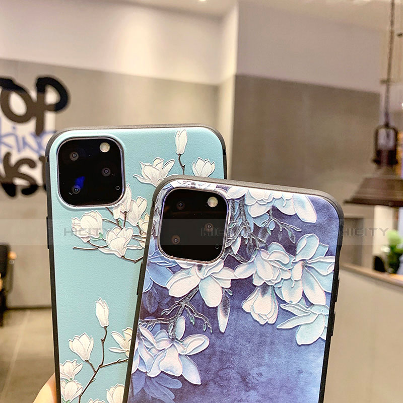 Funda Silicona Gel Goma Flores Carcasa H07 para Apple iPhone 11 Pro