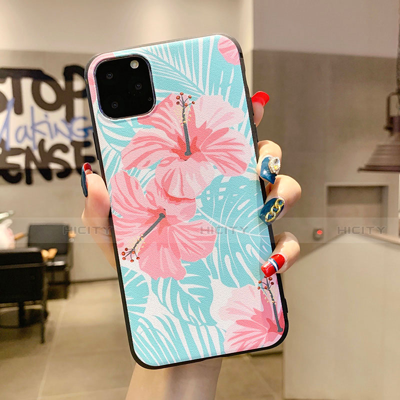 Funda Silicona Gel Goma Flores Carcasa H09 para Apple iPhone 11 Pro Max