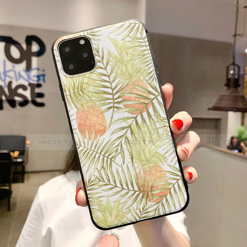 Funda Silicona Gel Goma Flores Carcasa H09 para Apple iPhone 11 Pro Max