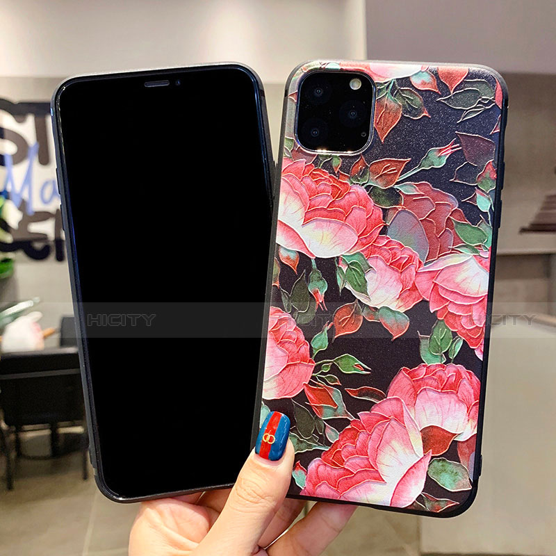 Funda Silicona Gel Goma Flores Carcasa H12 para Apple iPhone 11 Pro