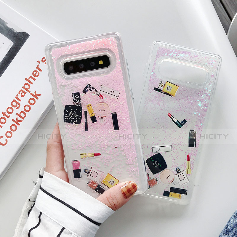 Funda Silicona Gel Goma Flores Carcasa K01 para Samsung Galaxy S10 Plus