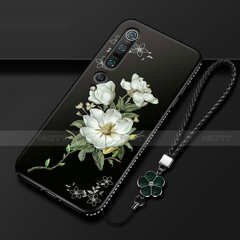 Funda Silicona Gel Goma Flores Carcasa K01 para Xiaomi Mi 10 Pro