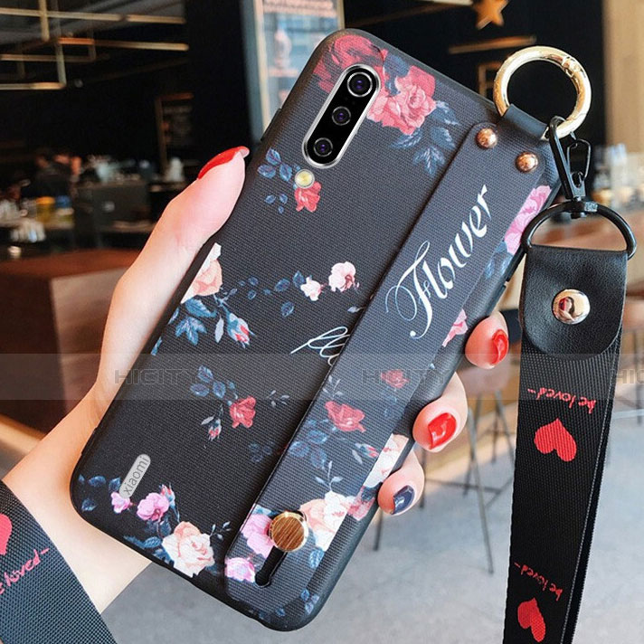 Funda Silicona Gel Goma Flores Carcasa K01 para Xiaomi Mi A3