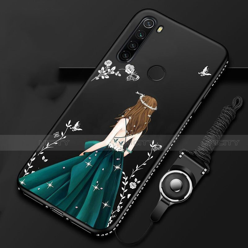 Funda Silicona Gel Goma Flores Carcasa K01 para Xiaomi Redmi Note 8