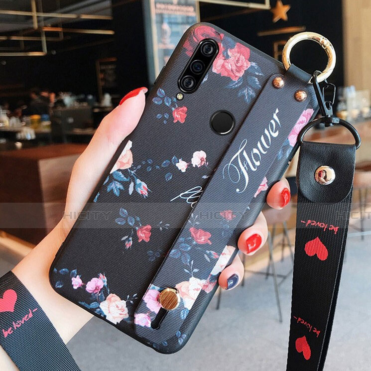 Funda Silicona Gel Goma Flores Carcasa K02 para Huawei Nova 4e