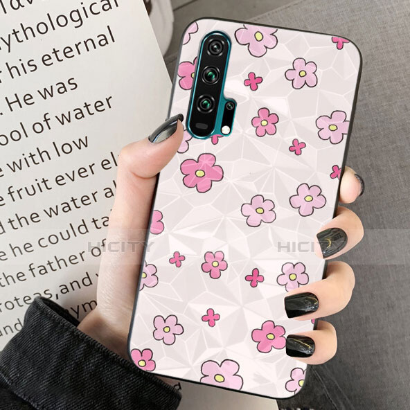 Funda Silicona Gel Goma Flores Carcasa K03 para Huawei Honor 20 Pro