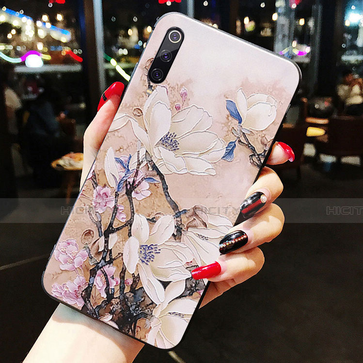 Funda Silicona Gel Goma Flores Carcasa K08 para Xiaomi Mi A3