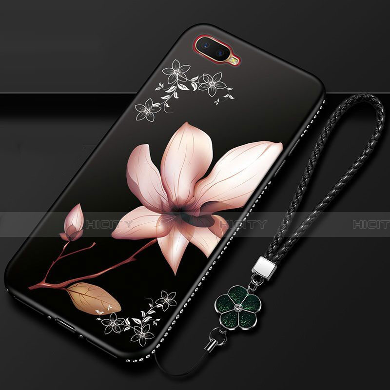 Funda Silicona Gel Goma Flores Carcasa M02 para Oppo R15X