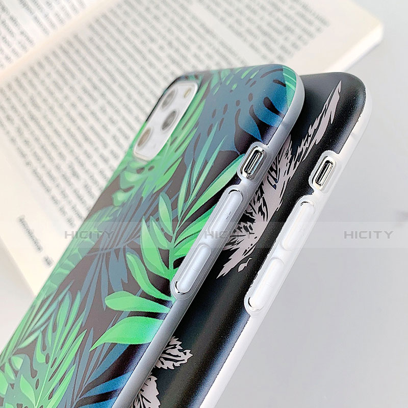 Funda Silicona Gel Goma Flores Carcasa para Apple iPhone 11 Pro