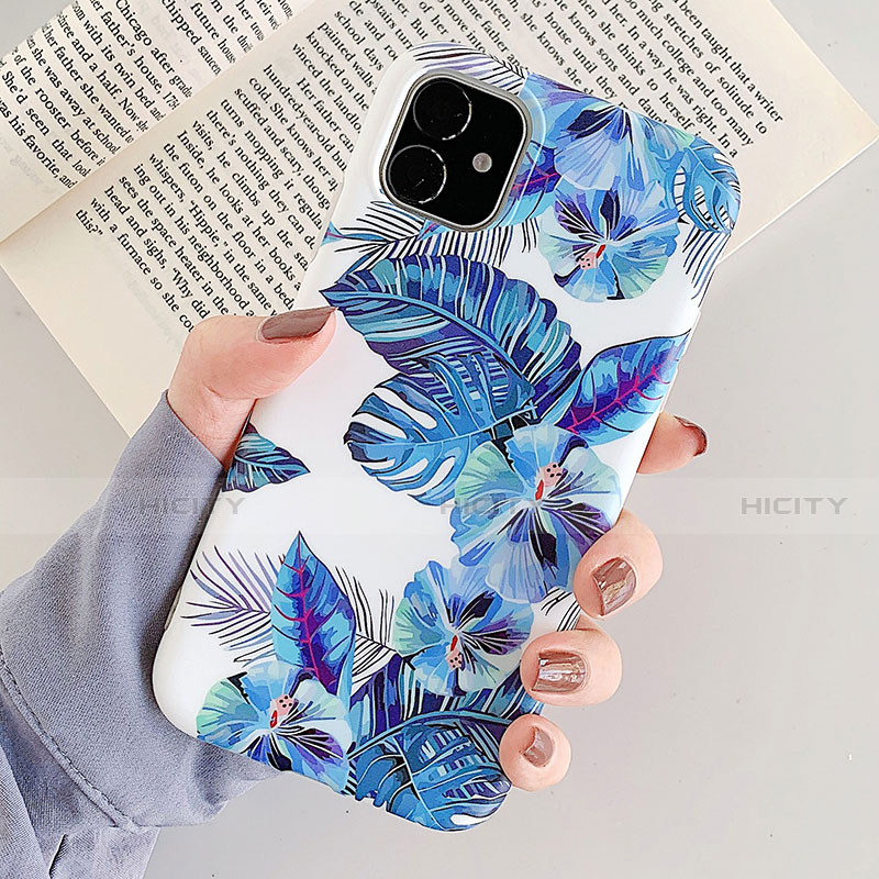 Funda Silicona Gel Goma Flores Carcasa para Apple iPhone 11 Pro Max