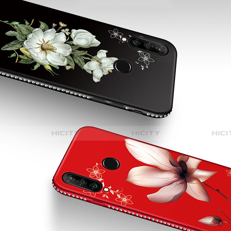 Funda Silicona Gel Goma Flores Carcasa para Huawei Honor 20E