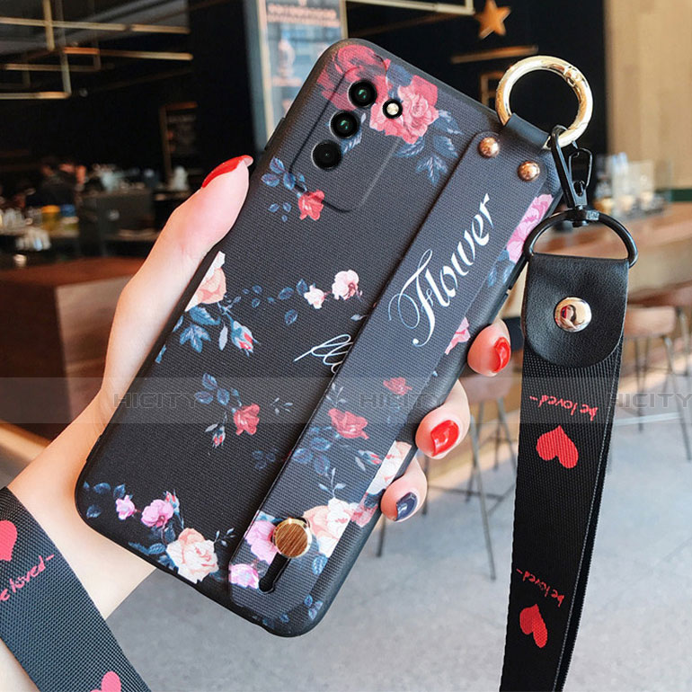 Funda Silicona Gel Goma Flores Carcasa para Huawei Honor 30 Lite 5G