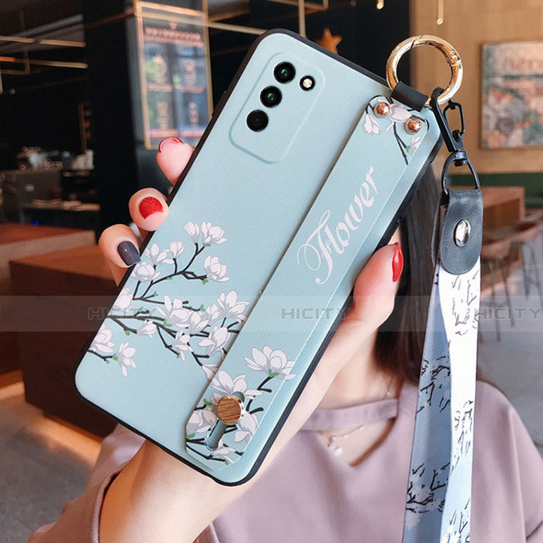 Funda Silicona Gel Goma Flores Carcasa para Huawei Honor 30 Lite 5G