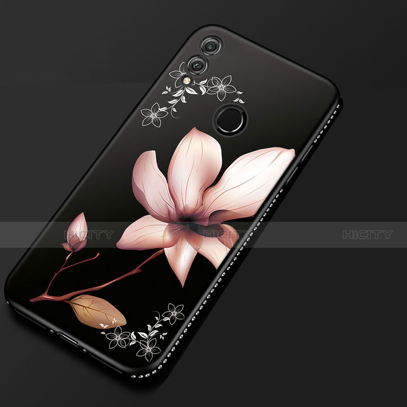 Funda Silicona Gel Goma Flores Carcasa para Huawei Honor V10 Lite Rosa