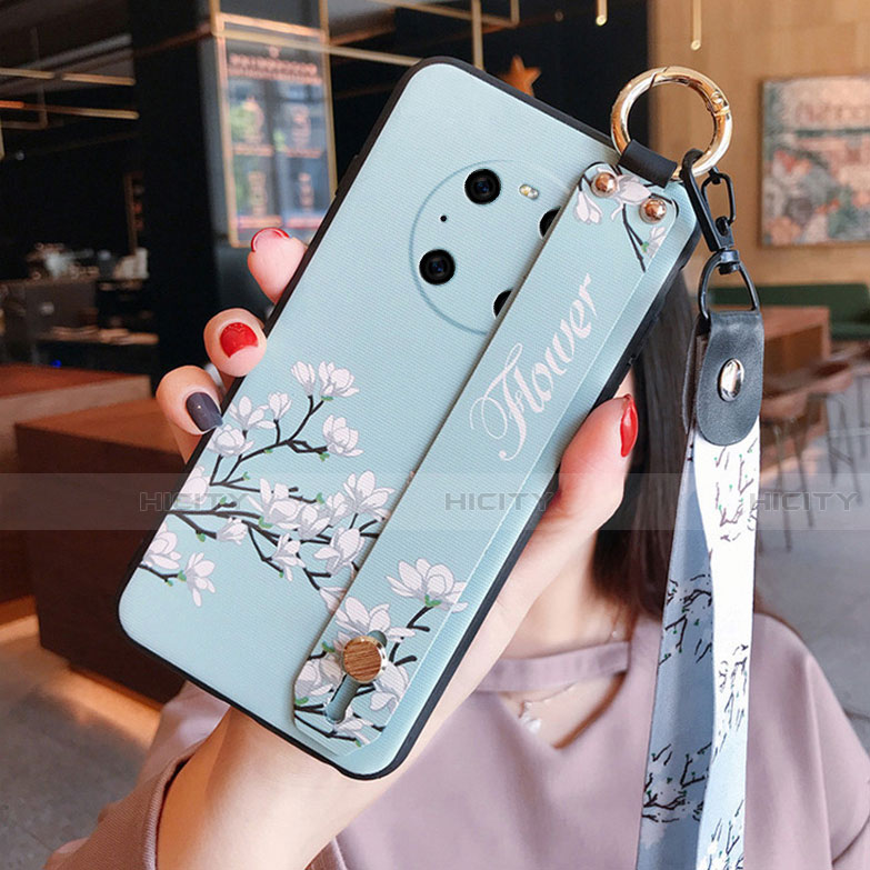 Funda Silicona Gel Goma Flores Carcasa para Huawei Mate 40