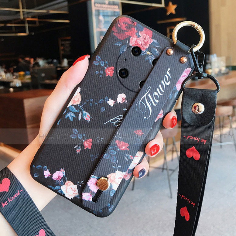 Funda Silicona Gel Goma Flores Carcasa para Huawei Mate 40E Pro 4G