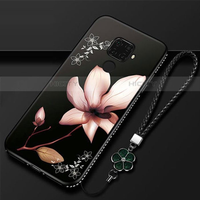 Funda Silicona Gel Goma Flores Carcasa para Huawei Nova 5i Pro