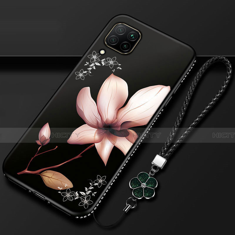 Funda Silicona Gel Goma Flores Carcasa para Huawei Nova 6 SE