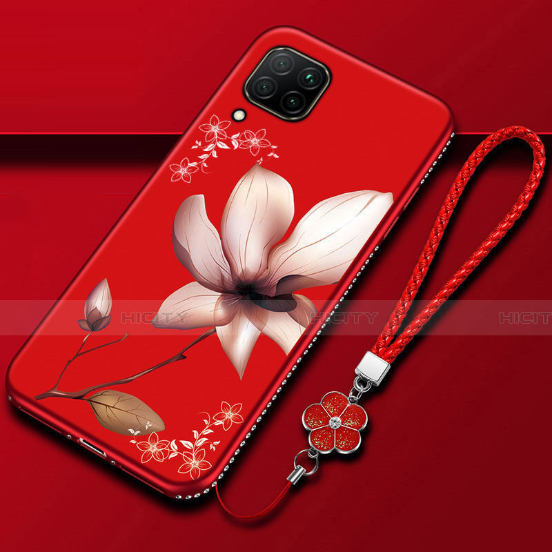 Funda Silicona Gel Goma Flores Carcasa para Huawei Nova 6 SE