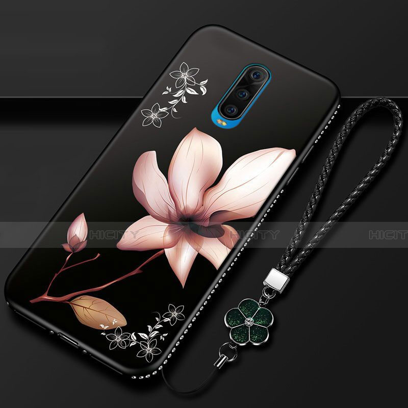 Funda Silicona Gel Goma Flores Carcasa para Oppo R17 Pro