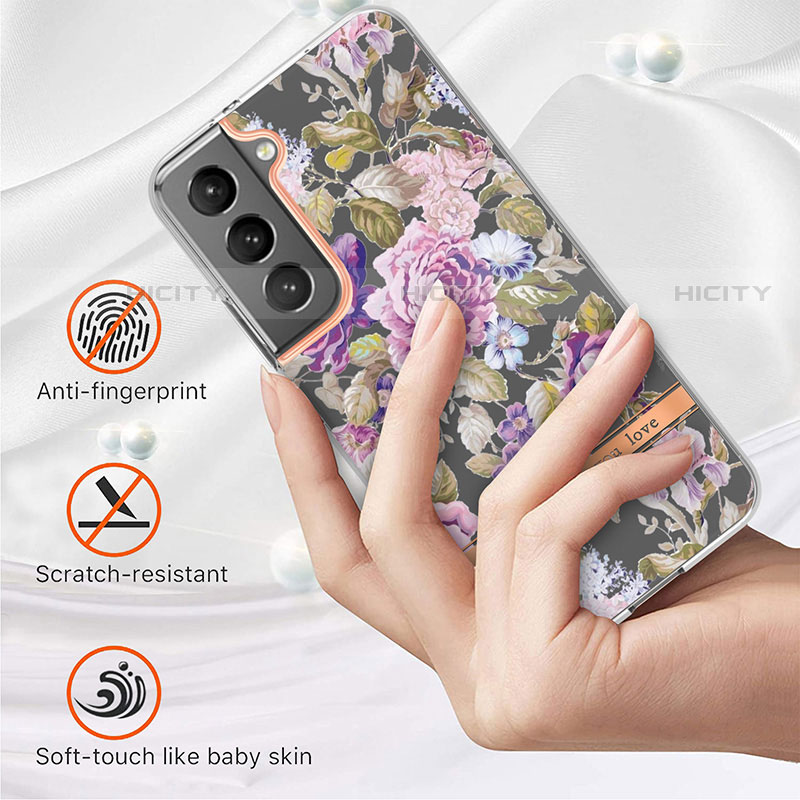 Funda Silicona Gel Goma Flores Carcasa para Samsung Galaxy S23 Plus 5G