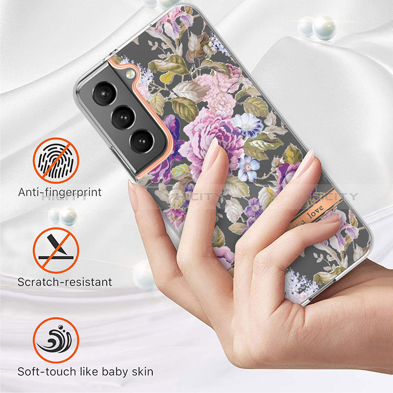 Funda Silicona Gel Goma Flores Carcasa para Samsung Galaxy S24 Plus 5G