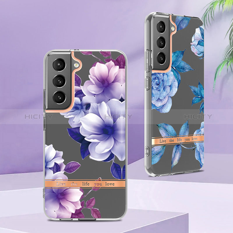 Funda Silicona Gel Goma Flores Carcasa para Samsung Galaxy S24 Plus 5G