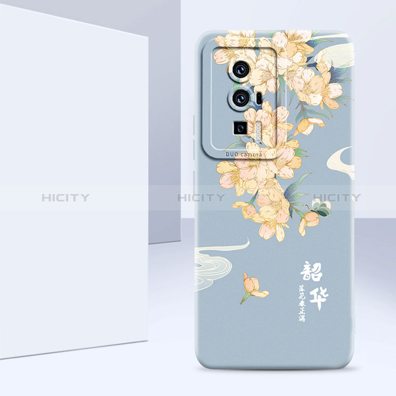 Funda Silicona Gel Goma Flores Carcasa para Xiaomi Poco F5 Pro 5G