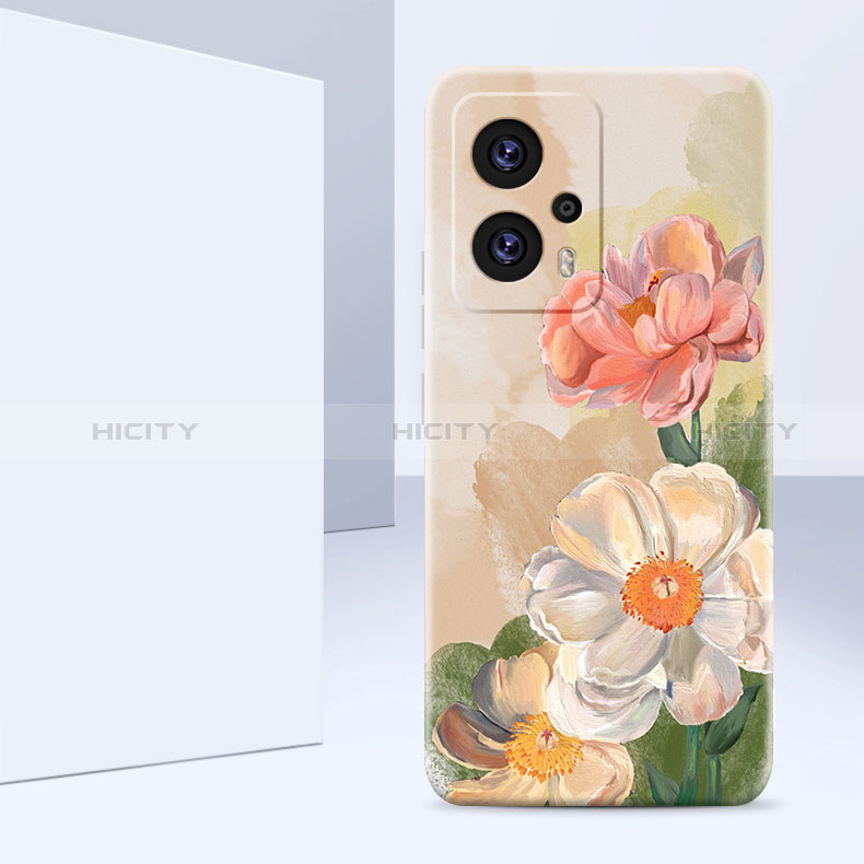 Funda Silicona Gel Goma Flores Carcasa para Xiaomi Poco X4 GT 5G