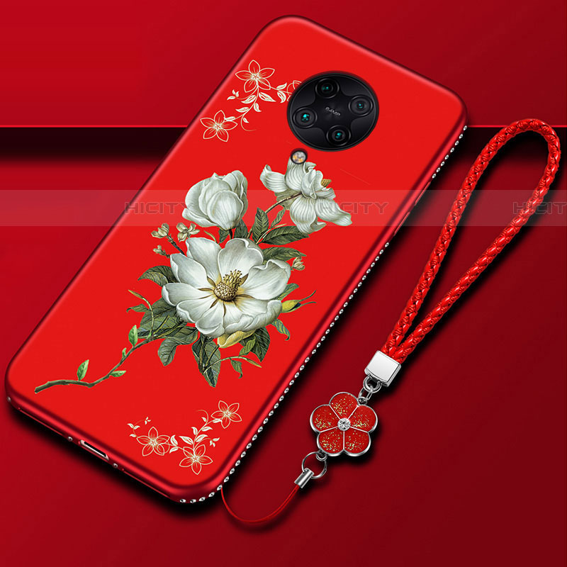 Funda Silicona Gel Goma Flores Carcasa para Xiaomi Redmi K30 Pro 5G