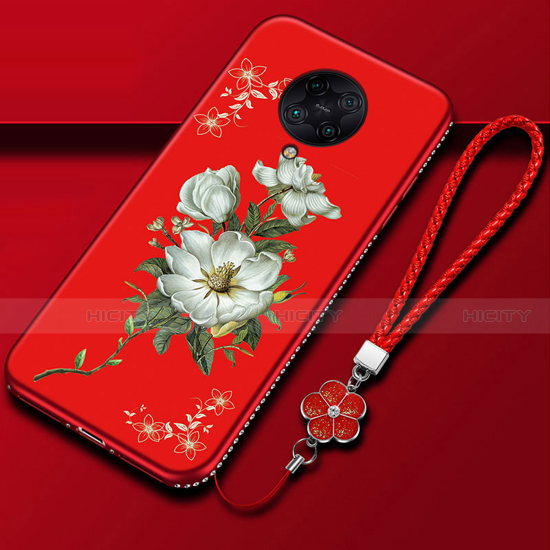 Funda Silicona Gel Goma Flores Carcasa para Xiaomi Redmi K30 Pro Zoom