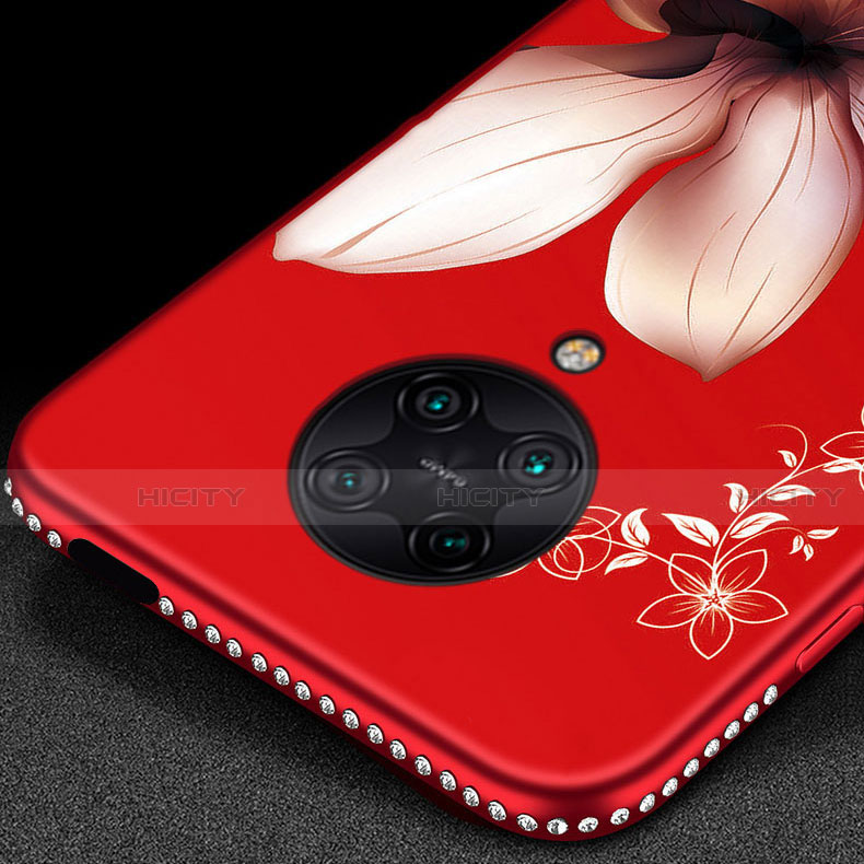 Funda Silicona Gel Goma Flores Carcasa para Xiaomi Redmi K30 Pro Zoom