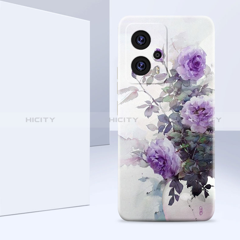 Funda Silicona Gel Goma Flores Carcasa para Xiaomi Redmi K50i 5G