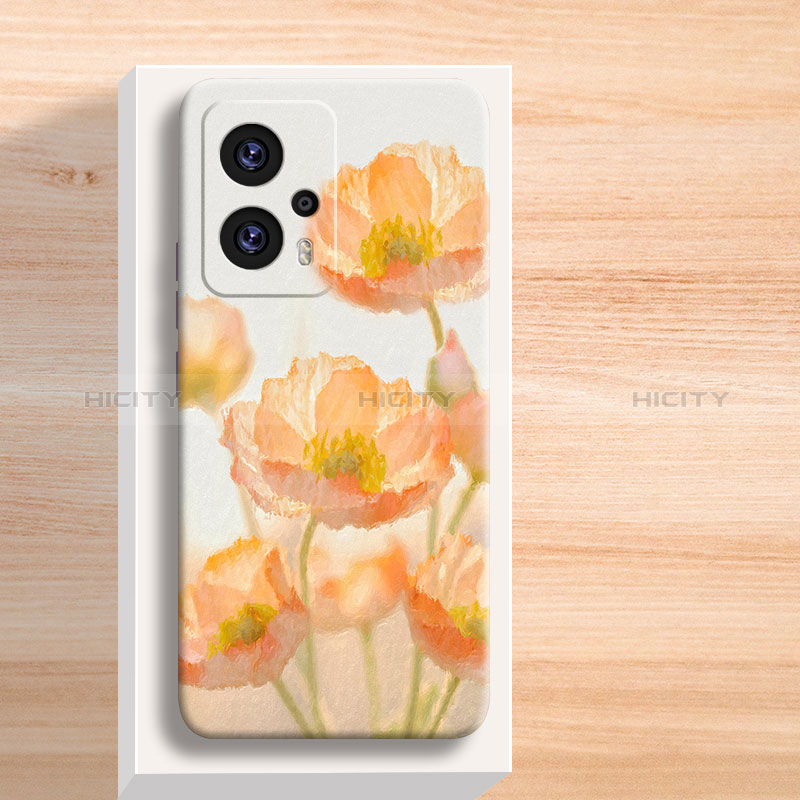 Funda Silicona Gel Goma Flores Carcasa para Xiaomi Redmi K50i 5G