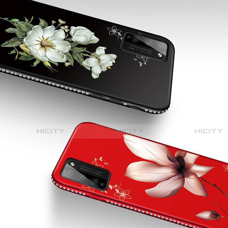 Funda Silicona Gel Goma Flores Carcasa S01 para Huawei Honor 30 Lite 5G